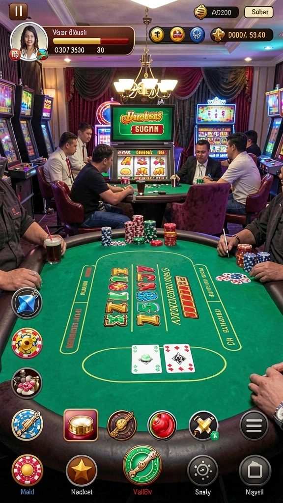 atom138 - Tangkapan layar menampilkan karakter utama dalam mode pertempuran.
