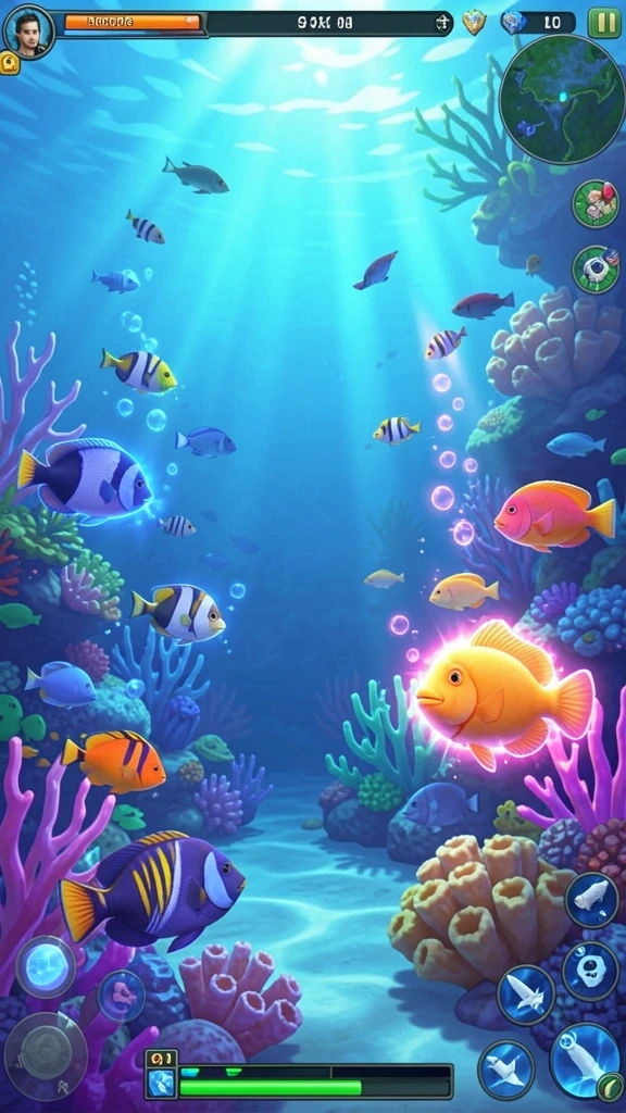 oh222 - Ilustrasi pertarungan melawan monster di level baru.