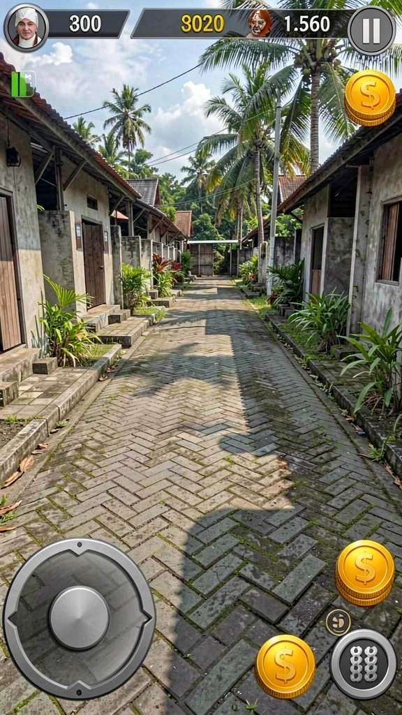 rk55 - Visualisasi dunia fantasi yang luas dan indah.